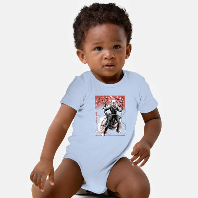 Vengeance Rider Sumi-E-Baby-Basic-Onesie-Astrobot Invention