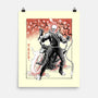 Vengeance Rider Sumi-E-None-Matte-Poster-Astrobot Invention