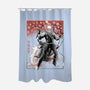 Vengeance Rider Sumi-E-None-Polyester-Shower Curtain-Astrobot Invention
