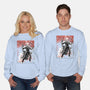 Vengeance Rider Sumi-E-Unisex-Crew Neck-Sweatshirt-Astrobot Invention