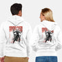 Vengeance Rider Sumi-E-Unisex-Zip-Up-Sweatshirt-Astrobot Invention