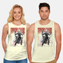 Vengeance Rider Sumi-E-Unisex-Basic-Tank-Astrobot Invention