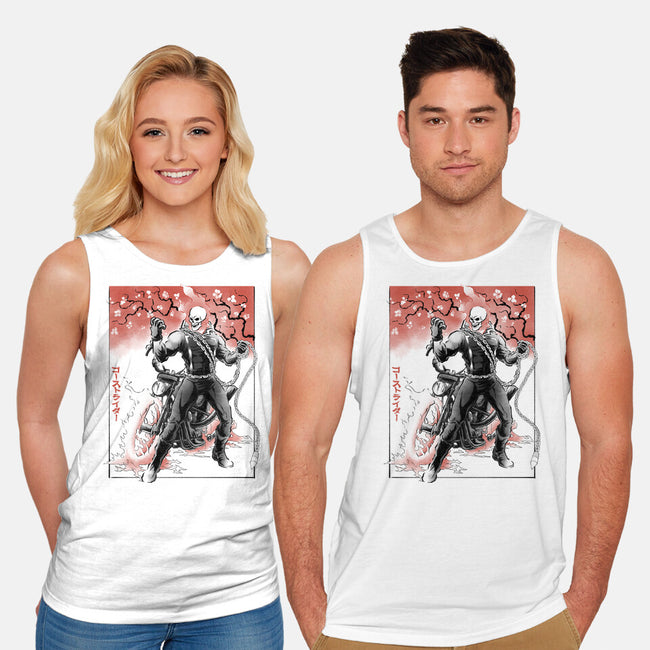 Vengeance Rider Sumi-E-Unisex-Basic-Tank-Astrobot Invention