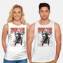 Vengeance Rider Sumi-E-Unisex-Basic-Tank-Astrobot Invention