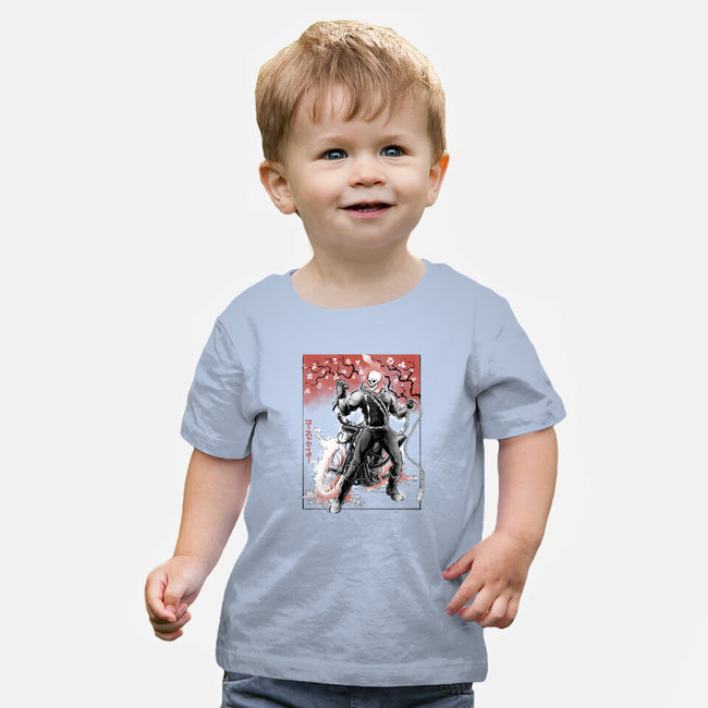 Vengeance Rider Sumi-E-Baby-Basic-Tee-Astrobot Invention
