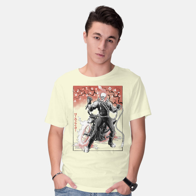 Vengeance Rider Sumi-E-Mens-Basic-Tee-Astrobot Invention