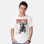 Vengeance Rider Sumi-E-Mens-Basic-Tee-Astrobot Invention