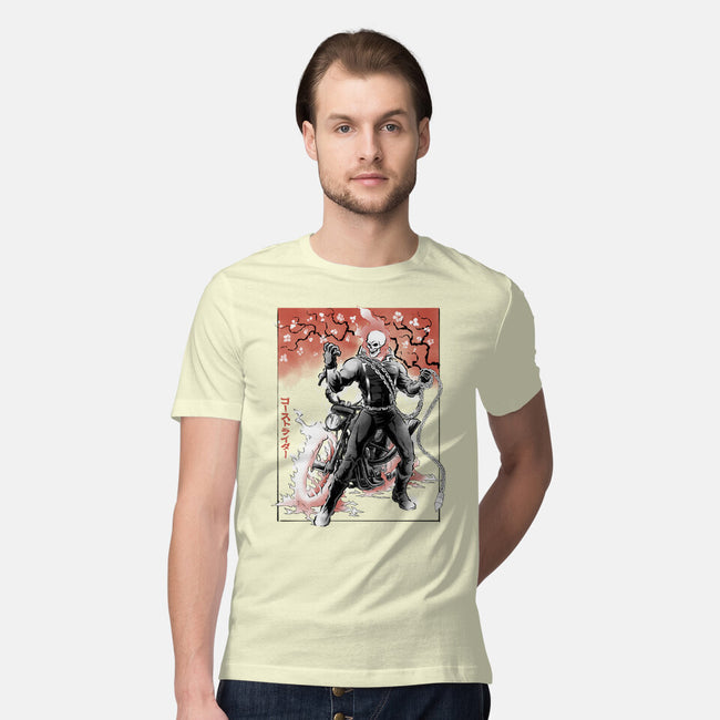 Vengeance Rider Sumi-E-Mens-Premium-Tee-Astrobot Invention