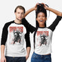 Vengeance Rider Sumi-E-Unisex-Baseball-Tee-Astrobot Invention