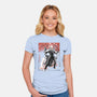 Vengeance Rider Sumi-E-Womens-Fitted-Tee-Astrobot Invention