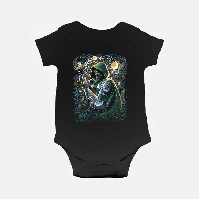 Starry Doom-Baby-Basic-Onesie-zascanauta