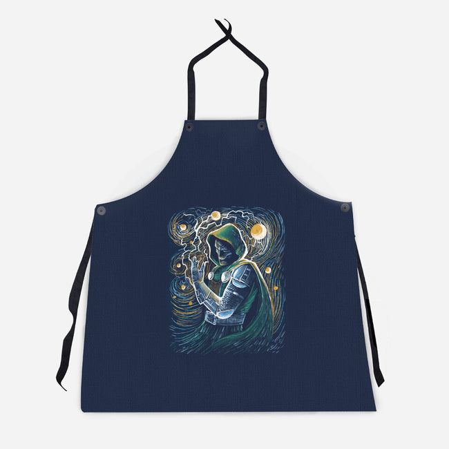 Starry Doom-Unisex-Kitchen-Apron-zascanauta