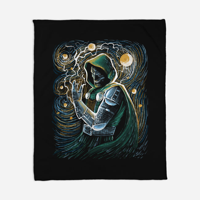 Starry Doom-None-Fleece-Blanket-zascanauta