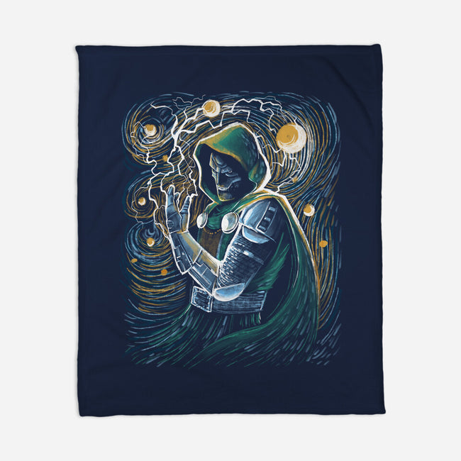 Starry Doom-None-Fleece-Blanket-zascanauta