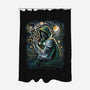 Starry Doom-None-Polyester-Shower Curtain-zascanauta