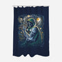 Starry Doom-None-Polyester-Shower Curtain-zascanauta