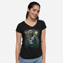 Starry Doom-Womens-V-Neck-Tee-zascanauta