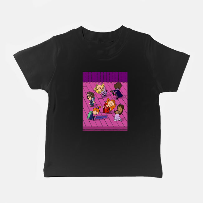 Happiness Is A Secret You Would Die For-Baby-Basic-Tee-DrawnByBryan