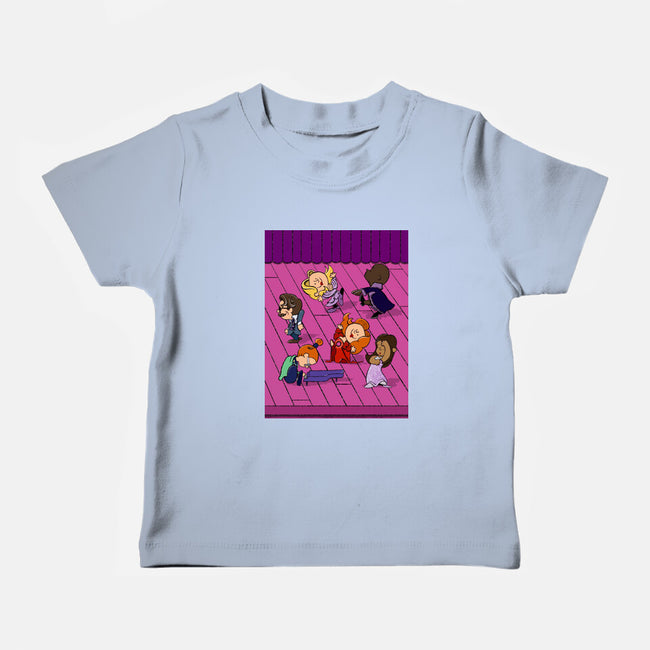 Happiness Is A Secret You Would Die For-Baby-Basic-Tee-DrawnByBryan