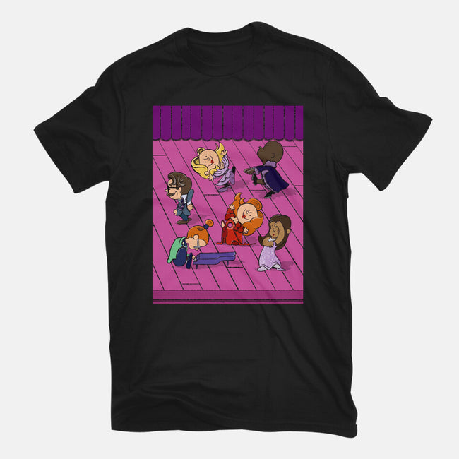 Happiness Is A Secret You Would Die For-Womens-Fitted-Tee-DrawnByBryan