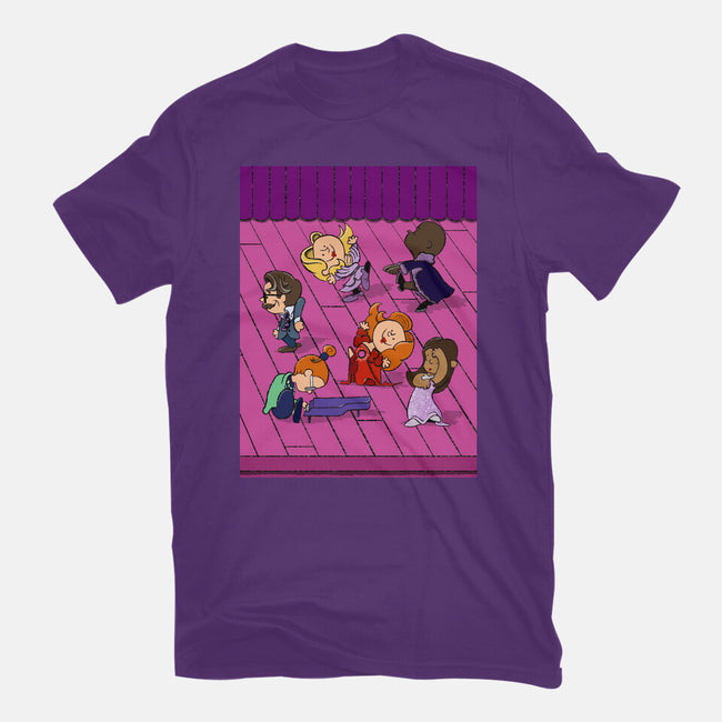 Happiness Is A Secret You Would Die For-Womens-Fitted-Tee-DrawnByBryan