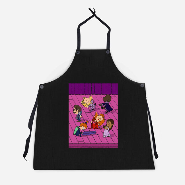 Happiness Is A Secret You Would Die For-Unisex-Kitchen-Apron-DrawnByBryan