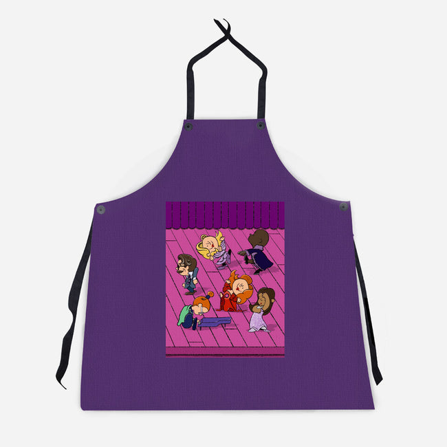 Happiness Is A Secret You Would Die For-Unisex-Kitchen-Apron-DrawnByBryan