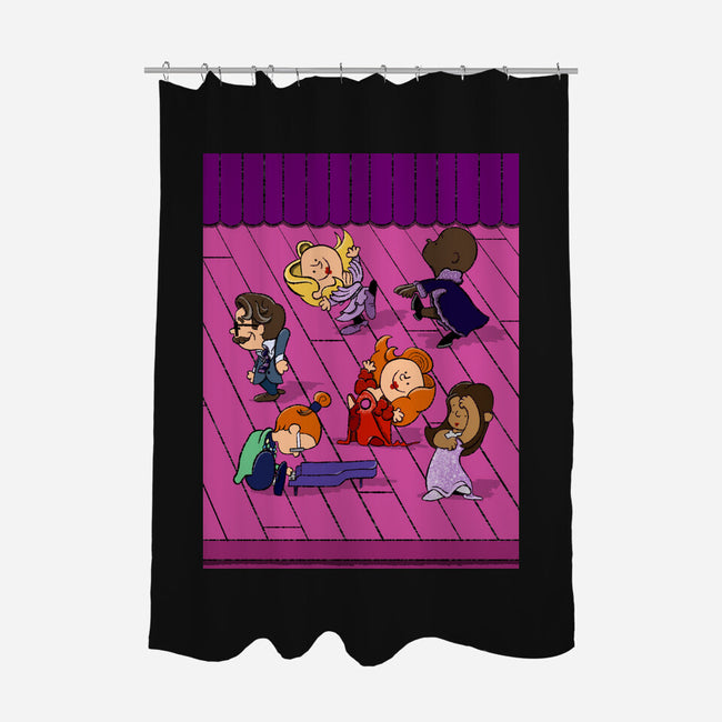 Happiness Is A Secret You Would Die For-None-Polyester-Shower Curtain-DrawnByBryan