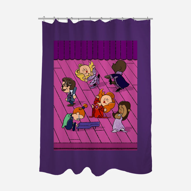 Happiness Is A Secret You Would Die For-None-Polyester-Shower Curtain-DrawnByBryan