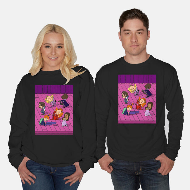 Happiness Is A Secret You Would Die For-Unisex-Crew Neck-Sweatshirt-DrawnByBryan
