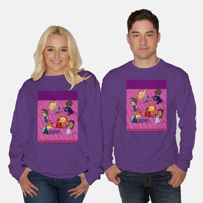 Happiness Is A Secret You Would Die For-Unisex-Crew Neck-Sweatshirt-DrawnByBryan
