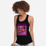 Happiness Is A Secret You Would Die For-Womens-Racerback-Tank-DrawnByBryan