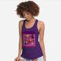 Happiness Is A Secret You Would Die For-Womens-Racerback-Tank-DrawnByBryan