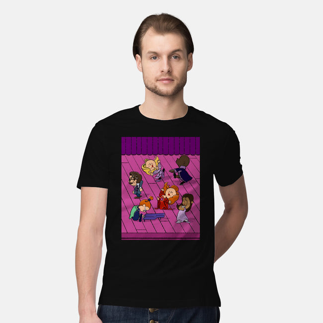 Happiness Is A Secret You Would Die For-Mens-Premium-Tee-DrawnByBryan
