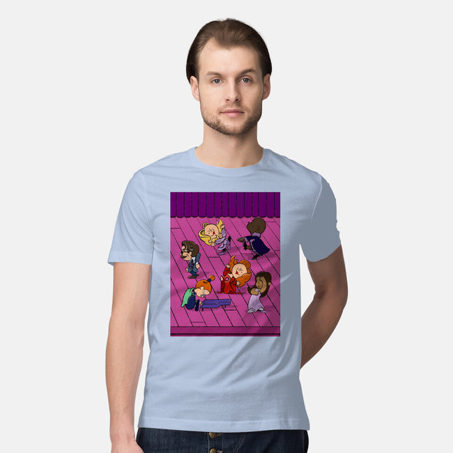 Happiness Is A Secret You Would Die For-Mens-Premium-Tee-DrawnByBryan