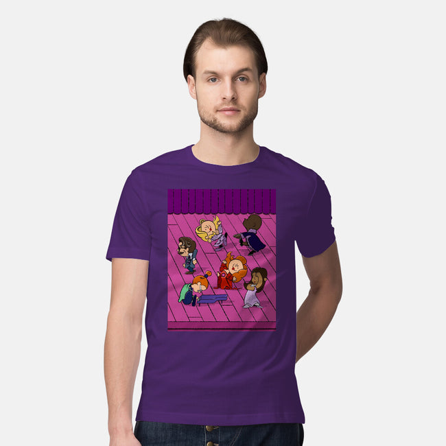 Happiness Is A Secret You Would Die For-Mens-Premium-Tee-DrawnByBryan