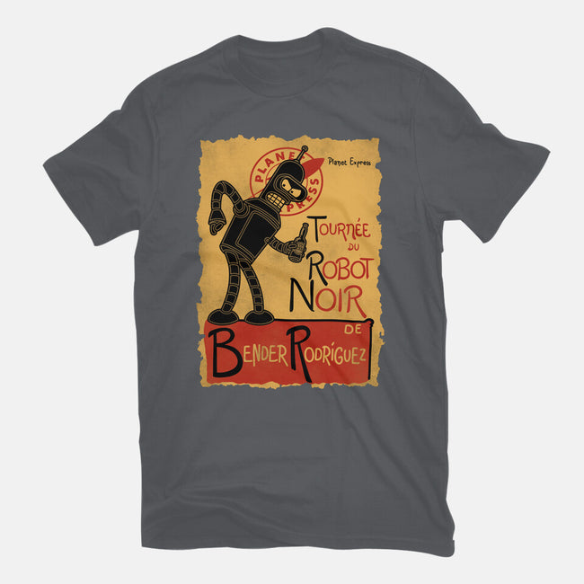 Le Robot Noir-Mens-Premium-Tee-Barbadifuoco