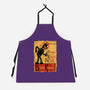 Le Robot Noir-Unisex-Kitchen-Apron-Barbadifuoco