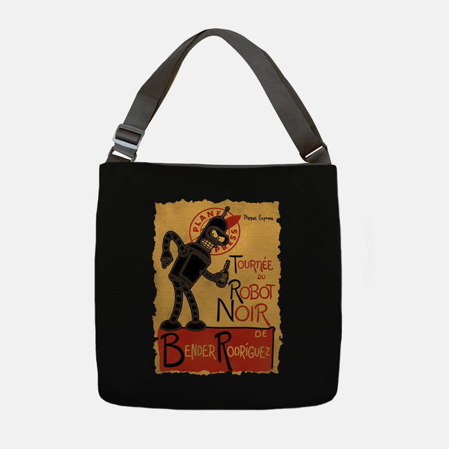 Le Robot Noir-None-Adjustable Tote-Bag-Barbadifuoco