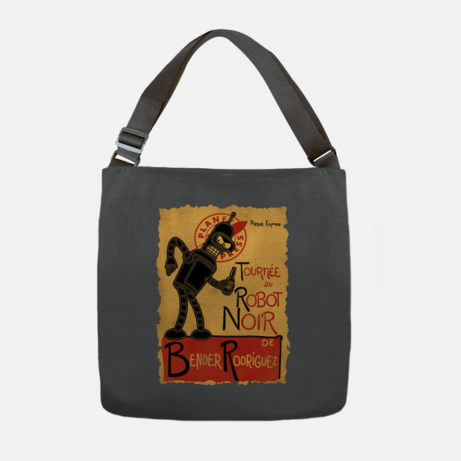 Le Robot Noir-None-Adjustable Tote-Bag-Barbadifuoco