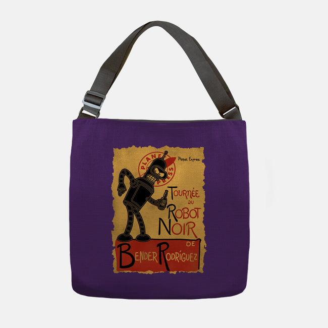 Le Robot Noir-None-Adjustable Tote-Bag-Barbadifuoco
