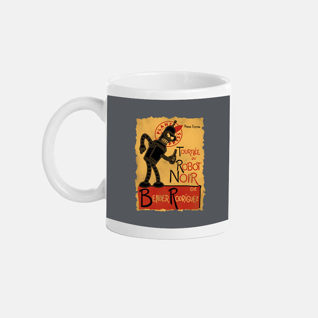 Le Robot Noir-None-Mug-Drinkware-Barbadifuoco