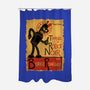 Le Robot Noir-None-Polyester-Shower Curtain-Barbadifuoco