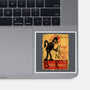 Le Robot Noir-None-Glossy-Sticker-Barbadifuoco