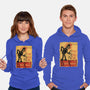 Le Robot Noir-Unisex-Pullover-Sweatshirt-Barbadifuoco