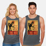 Le Robot Noir-Unisex-Basic-Tank-Barbadifuoco
