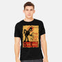 Le Robot Noir-Mens-Heavyweight-Tee-Barbadifuoco