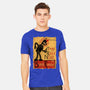 Le Robot Noir-Mens-Heavyweight-Tee-Barbadifuoco