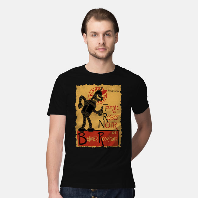Le Robot Noir-Mens-Premium-Tee-Barbadifuoco