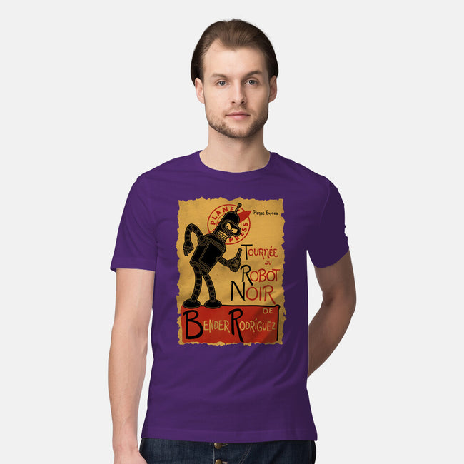 Le Robot Noir-Mens-Premium-Tee-Barbadifuoco